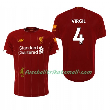 Fußballtrikots Liverpool Virgil van Dijk 4 2019-2020 Kurzarm Heimtrikotsatz kaufen